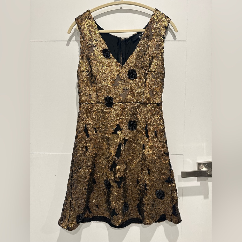 Tracy Reese Gold Cleopatra Dress